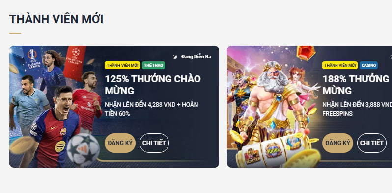 Tặng code 100.000 VNĐ cho hội viên nhà cái